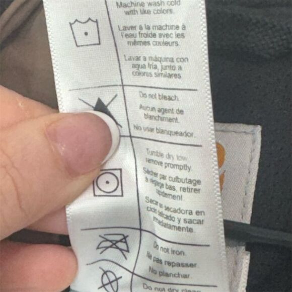 Carhartt Women’s Soft Shell Jacket M Brown Zip Up Workwear Outdoor WJ176 SBN - Picture 8 of 8